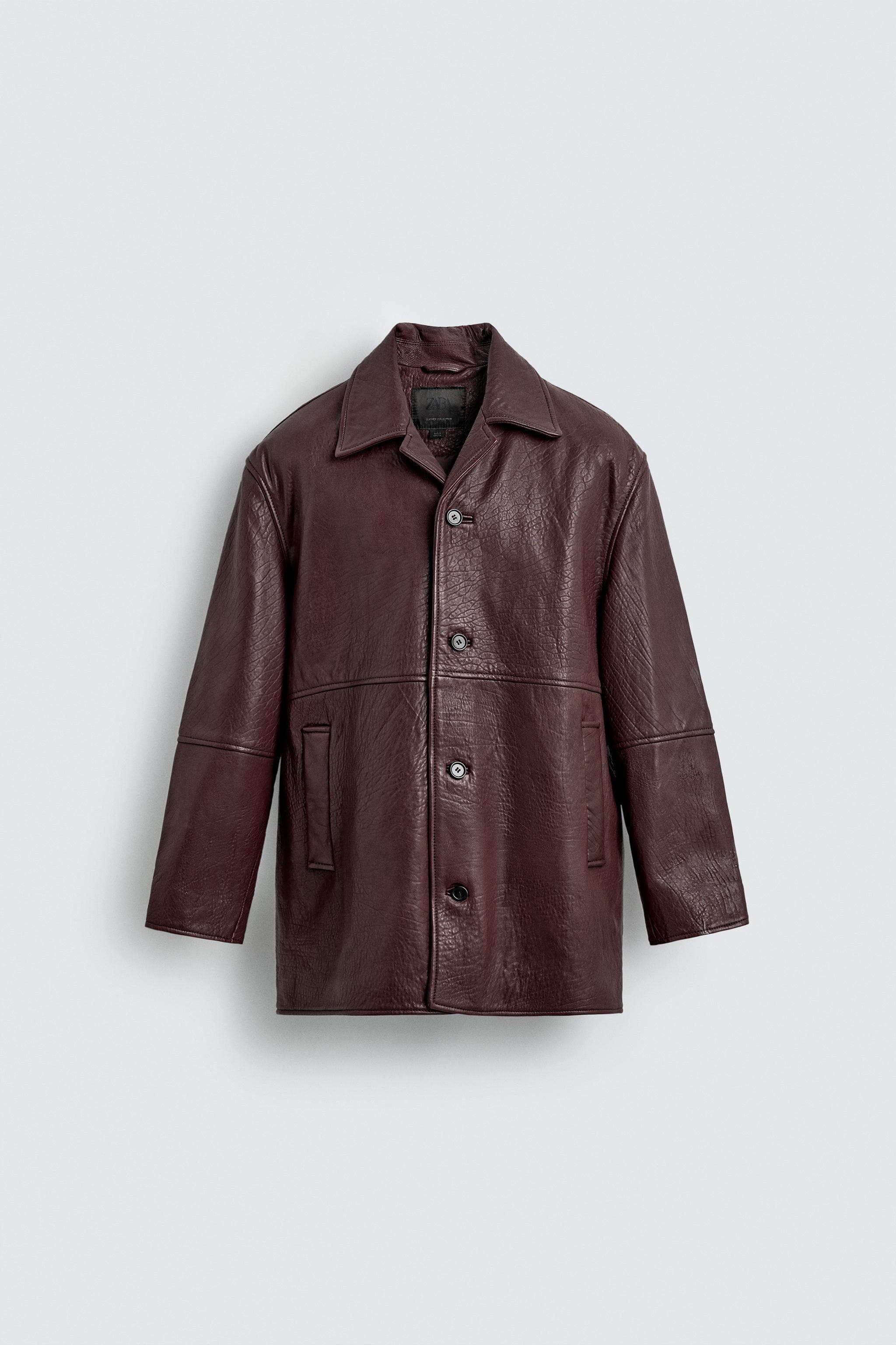 TEXTURED LEATHER JACKET